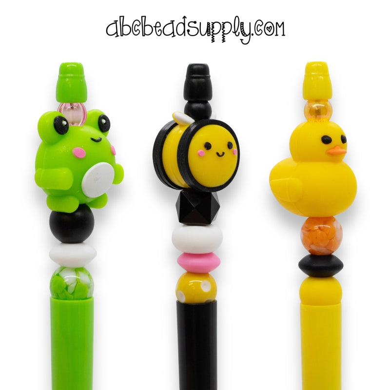 The CUTEST New 3-D Silicone Beads - Perfect for Pens!