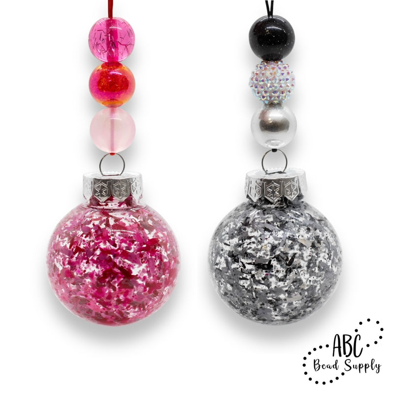 Make Christmas Ornaments with Melted Crayons & Beads!