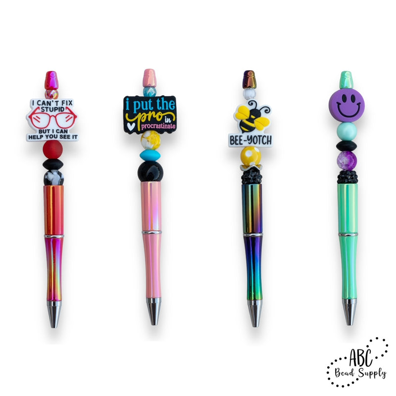 Pen-spiration with NEW Iridescent Beadable Pens!