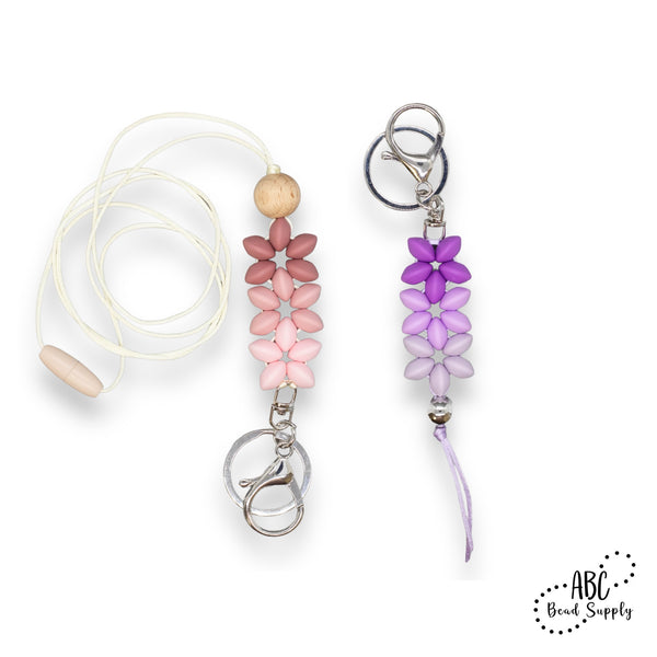 Lentil Flower Keychain & Lanyard!