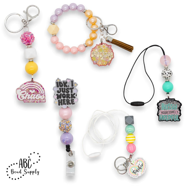 Project Ideas for NEW Acrylic Accents! Wristlet, Car Charm, Lanyard & More