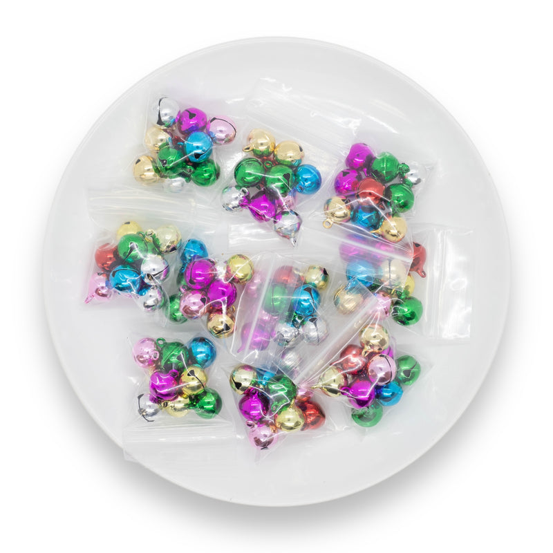 November Bead Supply Box of the Month Component - 10 Piece Jingle Bell Assortment