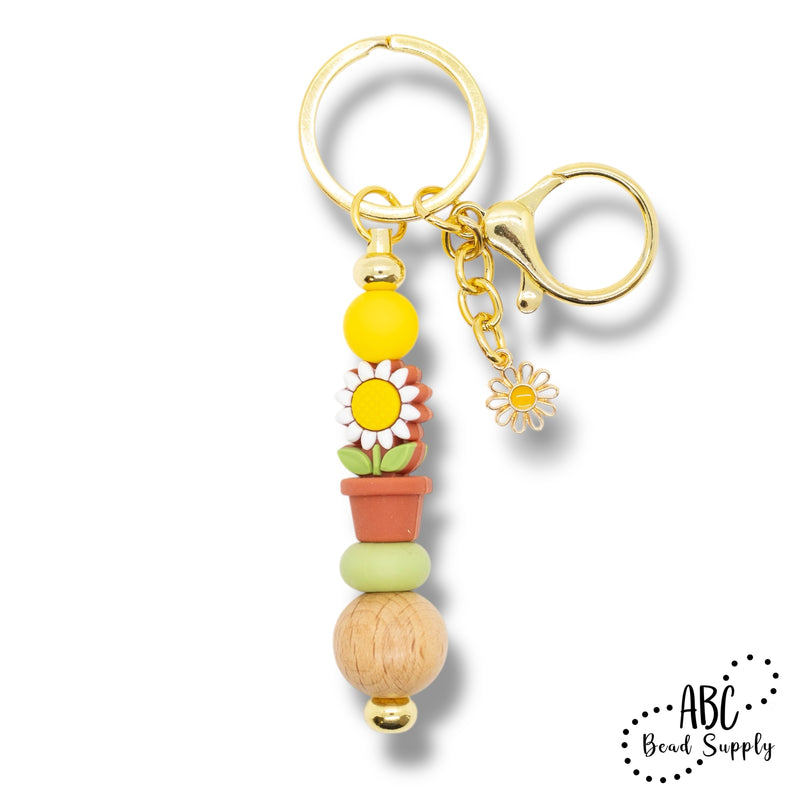 Potted Daisy Keychain Kit