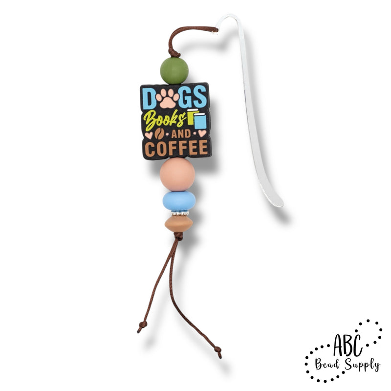 Dogs Books and Coffee Bookmark Kit