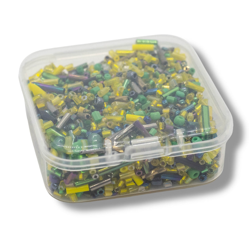 Seed Bead Mix in Clear Case - January Bead Supply Box of the Month Extra Component