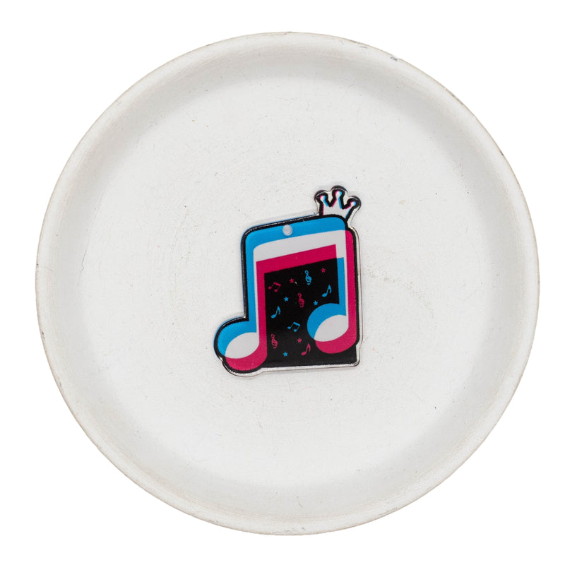 TikTok Acrylic Accent w/Hole 39x33mm (Package of 1)