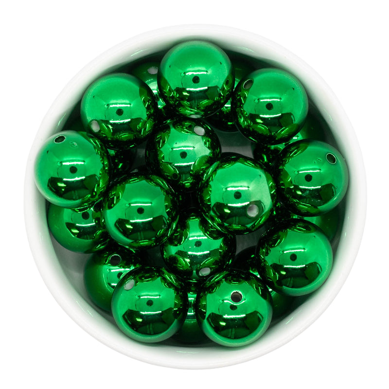 Kelly Green UV Shine Beads 20mm (Package of 10)