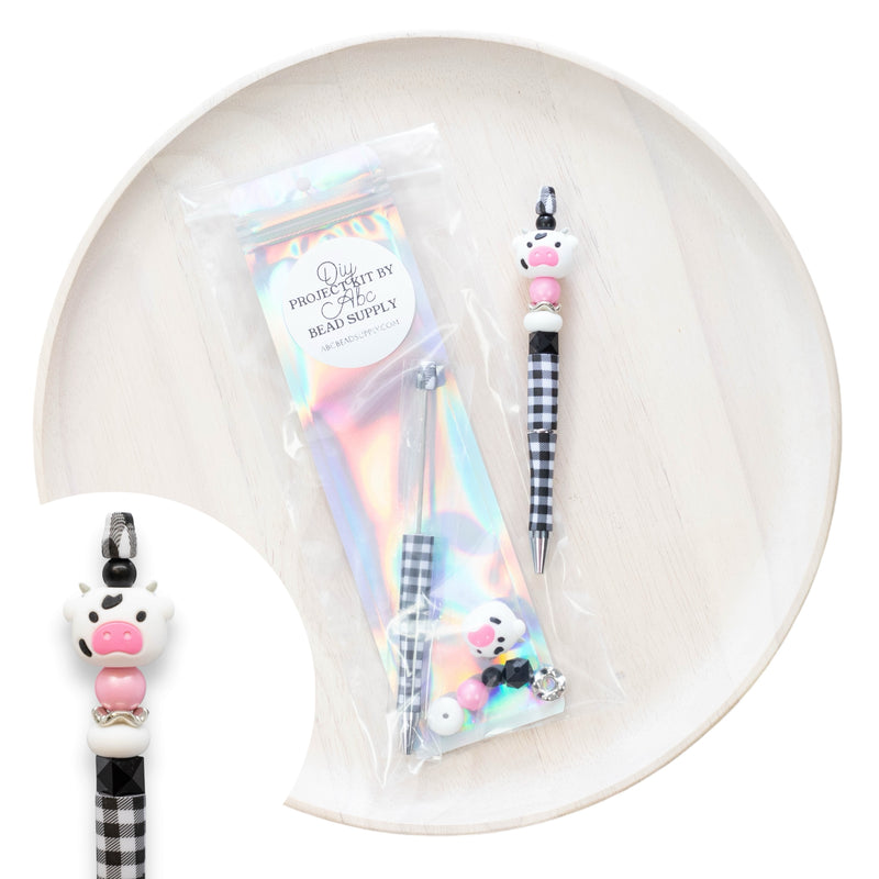 3-D Cow Beadable Pen Kit