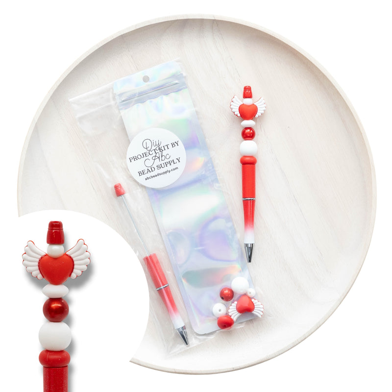 Heart w/Wings Beadable Pen Kit