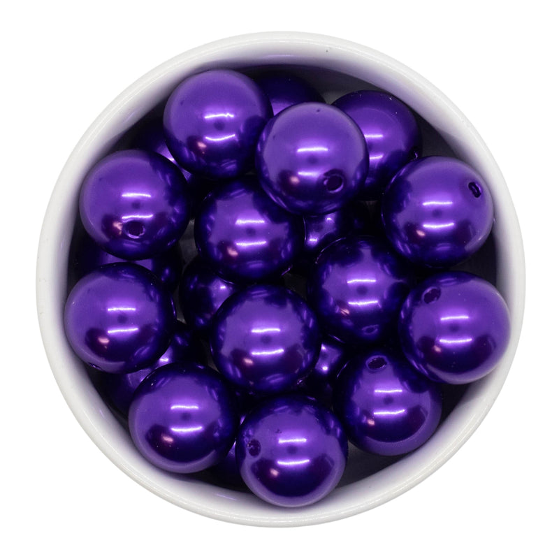 Ultraviolet Pearl Beads 20mm (Package of 10)