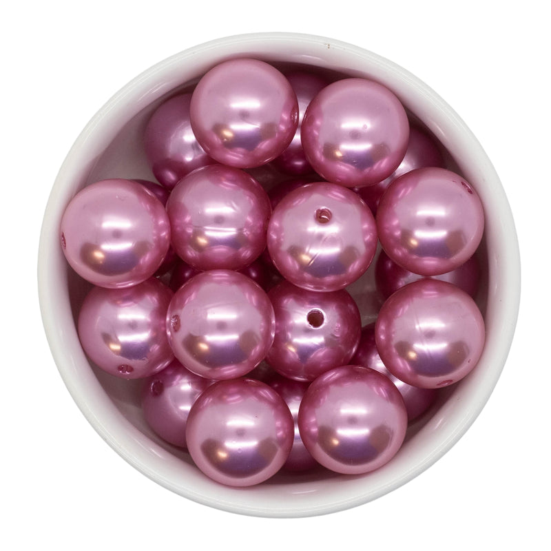 Dusty Lavender Pearl Beads 20mm (Package of 10)