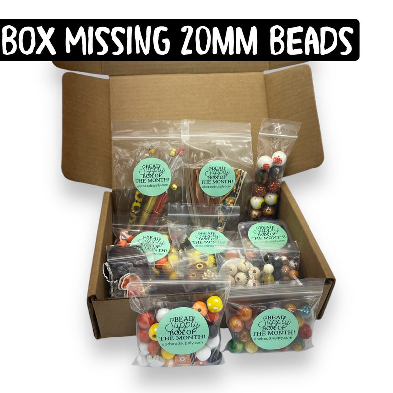 October Bead Supply Box of the Month - Missing 20mm Beads