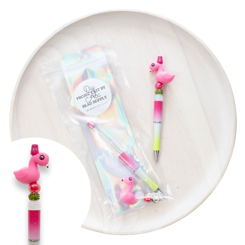 3-D Flamingo Beadable Pen Kit