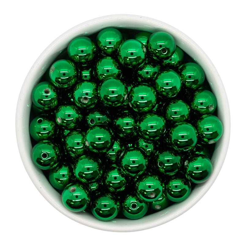 Kelly Green UV Shine Beads 12mm (Package of 20)