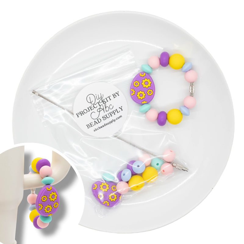 Easter Egg Silicone Beverage Charm Kit