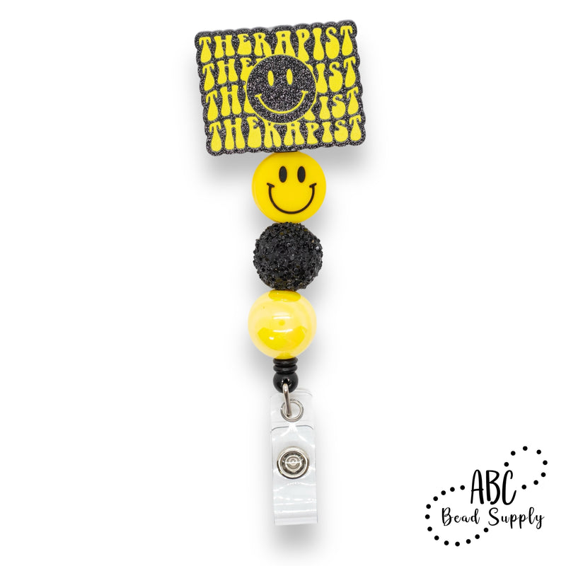 Therapist Smiley Flatback Acrylic Accent 34x42mm (Package of 1)