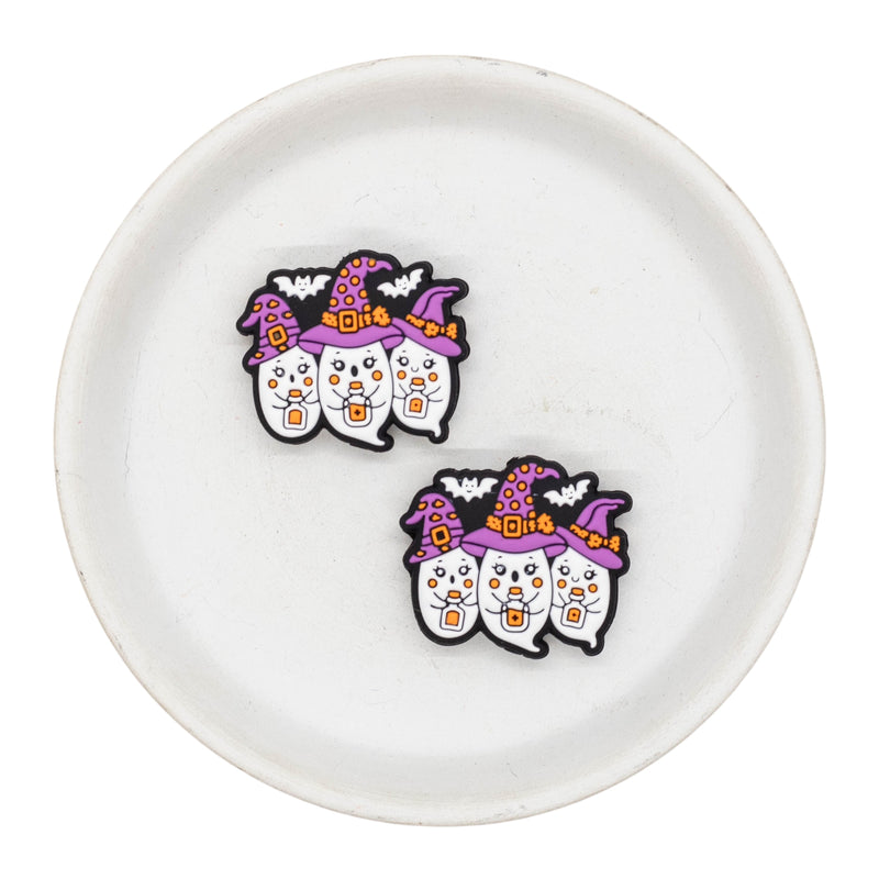 Ghost Witches w/Potions Silicone Focal Bead 27x31mm (Package of 2)