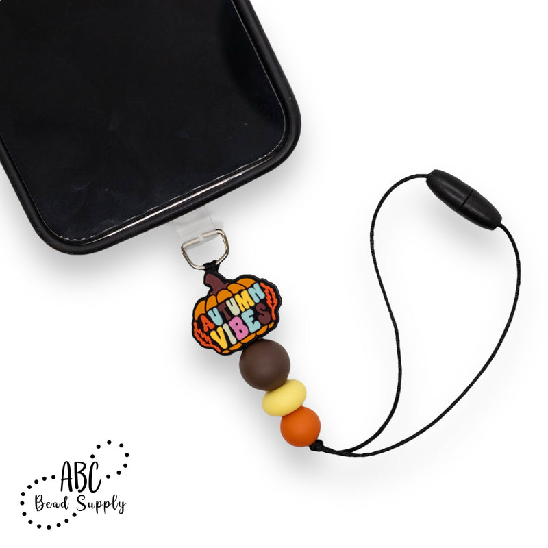 Autumn Vibes Phone Tether Wristlet or Lanyard Kit