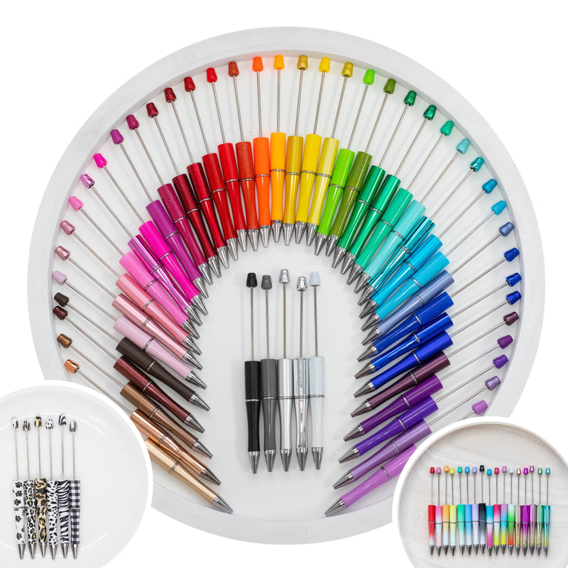 Cheer Mom Beadable Pen Kit, Mom Life DIY Bubblegum Bead PLASTIC Pen Kit,  Beadable Pens, Bubblegum Beads Beaded Pens Pen Beads Focal Beads