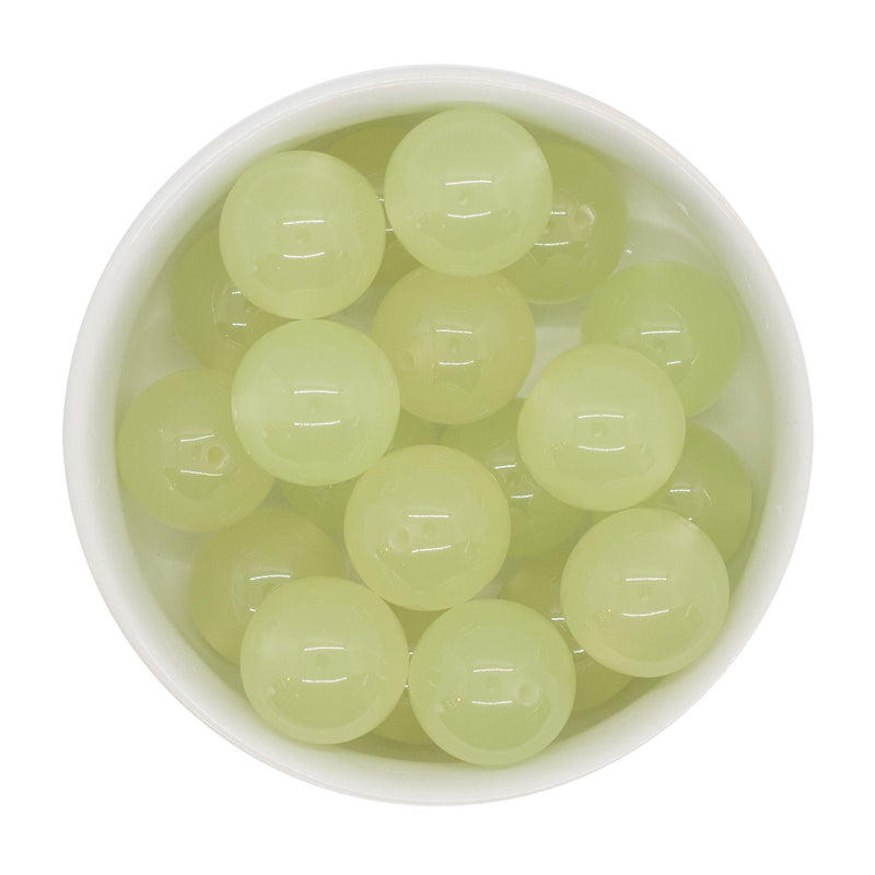 GLOW in the Dark Beads 20mm (Package of 10)