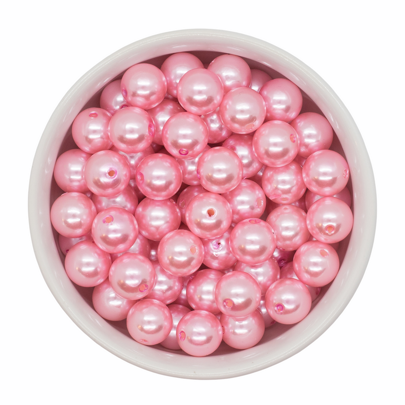 Pink Lemonade Pearl Beads 12mm (Package of 20)