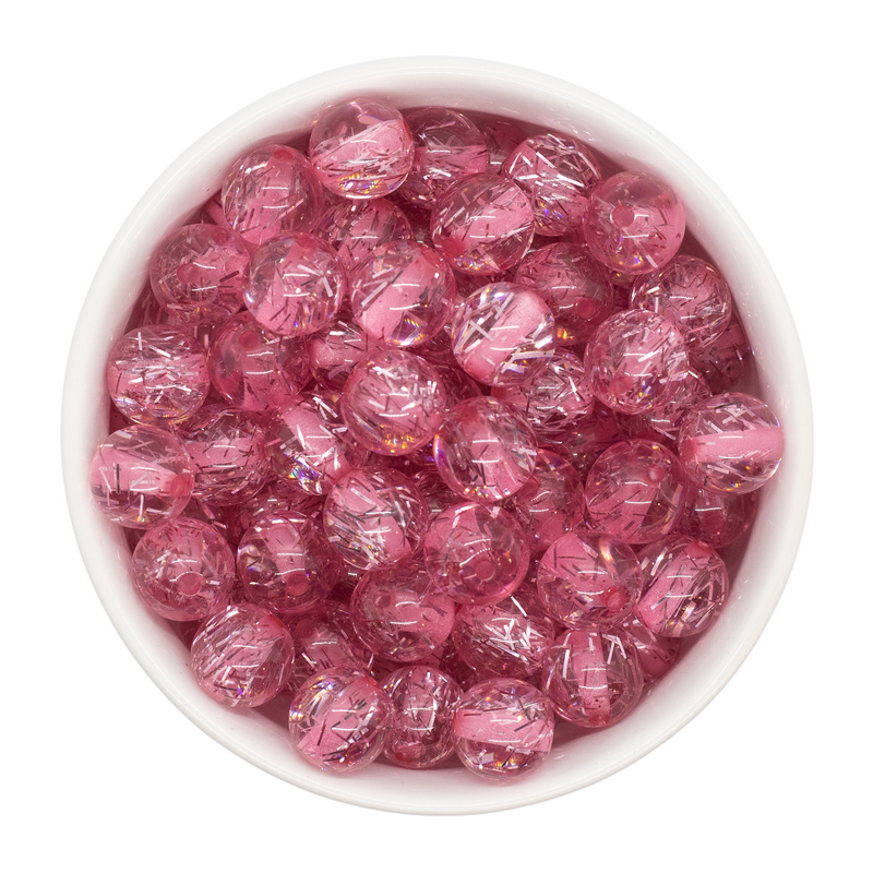 Crepe Translucent Tinsel Beads 12mm (Package of 20)