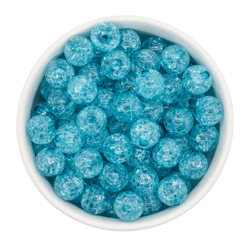 Turquoise Crackle Beads 12mm (Package of 20)